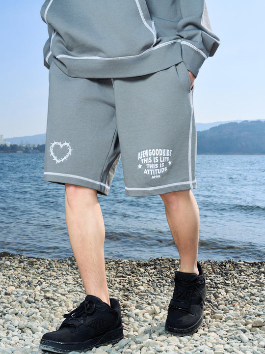 AFGK Bright Line Sweat Shorts