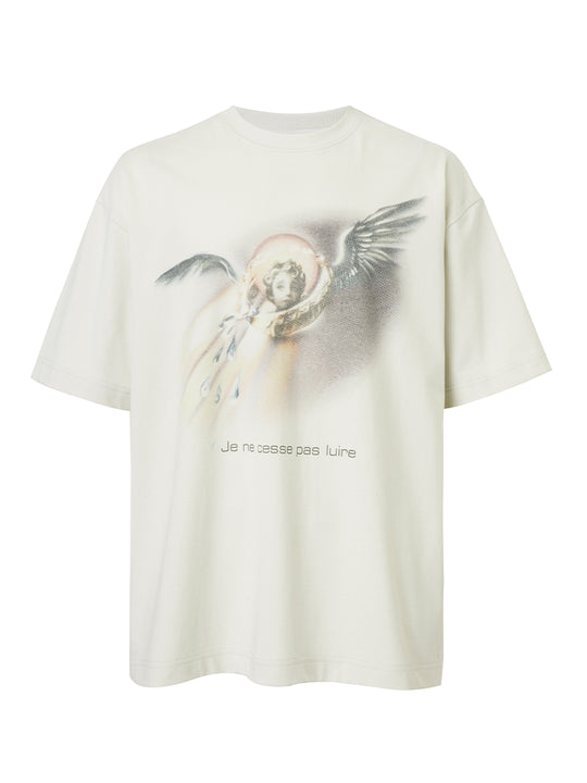 F2CE Angel Noise Print Vintage Tee