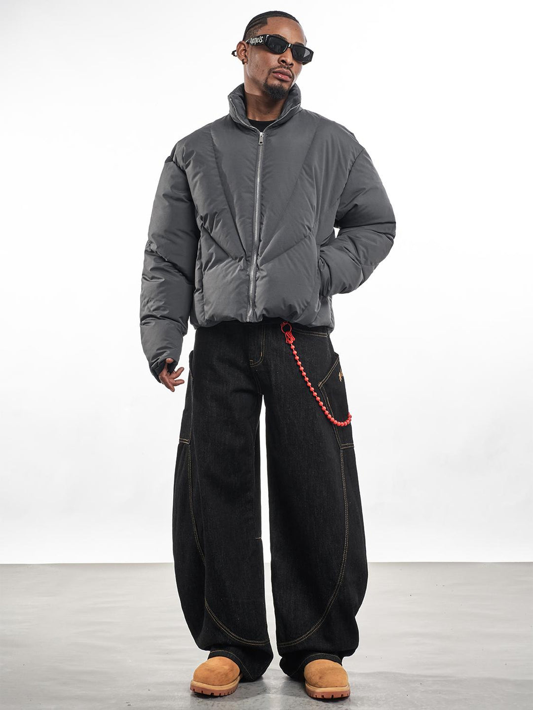 F3F Select Deconstructed Lines Puffer Jacket | Face 3 Face