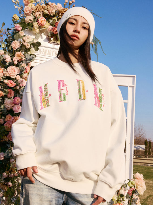 MEDM Colorful Embroidery Sweatshirt