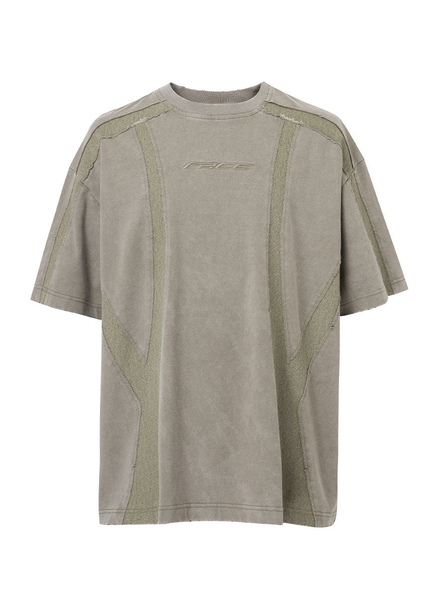 F2CE Function Burlap Destruction Patchwork Tee