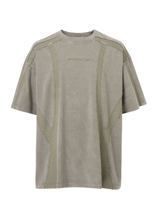 F2CE Function Burlap Destruction Patchwork Tee