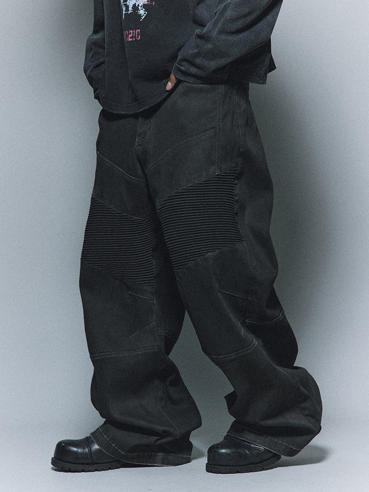 ANTIDOTE Wasteland Spray Dirty Motorcycle Pants | Face 3 Face