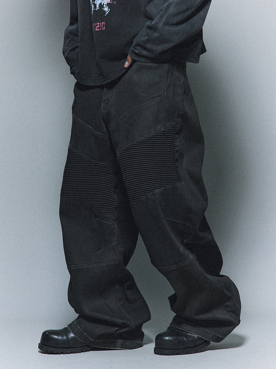 ANTIDOTE Wasteland Spray Dirty Motorcycle Pants | Face 3 Face