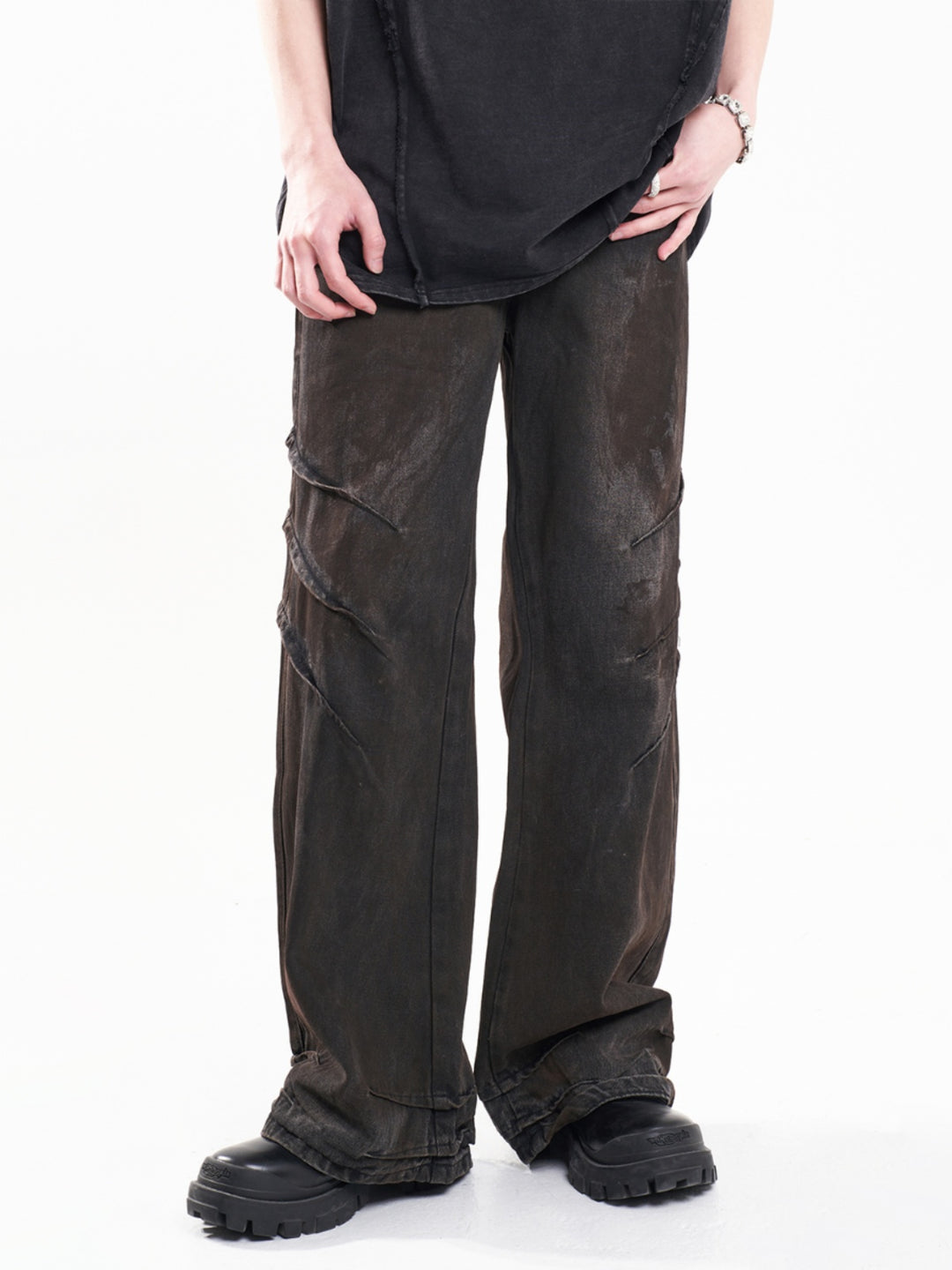 F3F Select Duty Dirty Dye Design Jeans