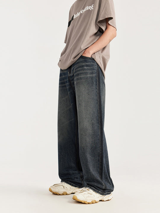 F3F Select Vintage Washed & Old Frayed Blue Jeans