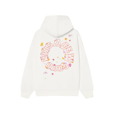 AFGK Butterfly Flower Flying Embroidery Hoodie | Face 3 Face