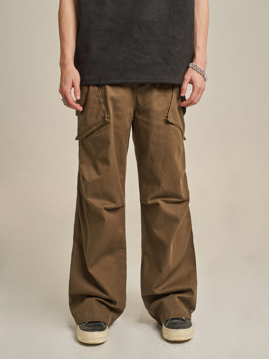 F3F Select Wide Leg Paper Bag Cargo Pants