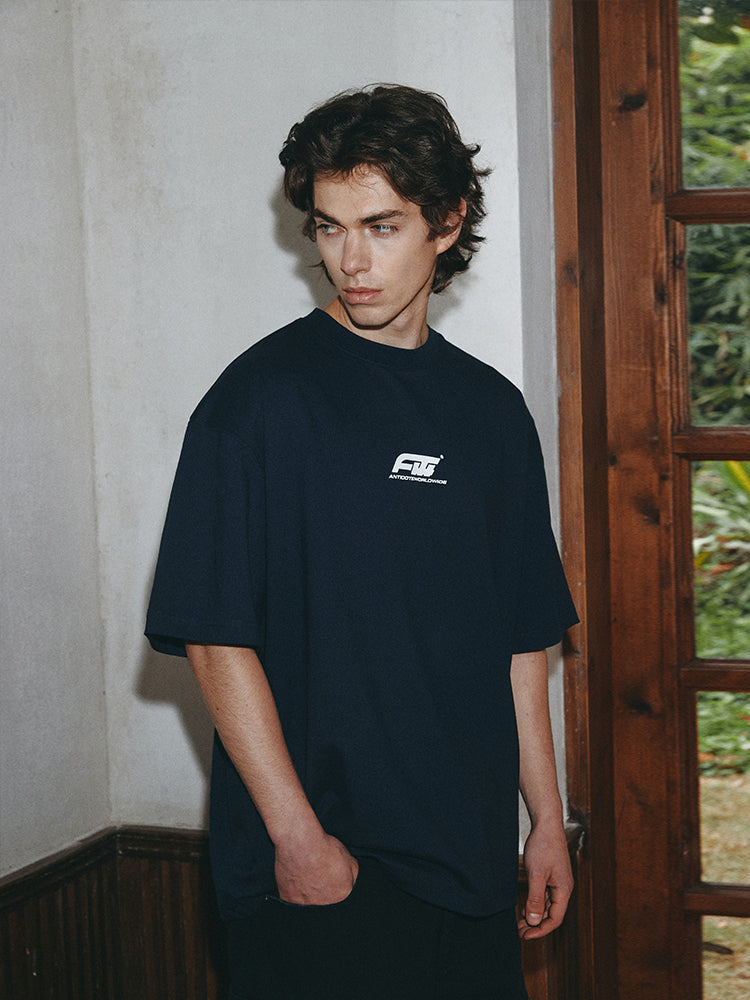 ANTIDOTE Basic Logo Letter Printed Tee