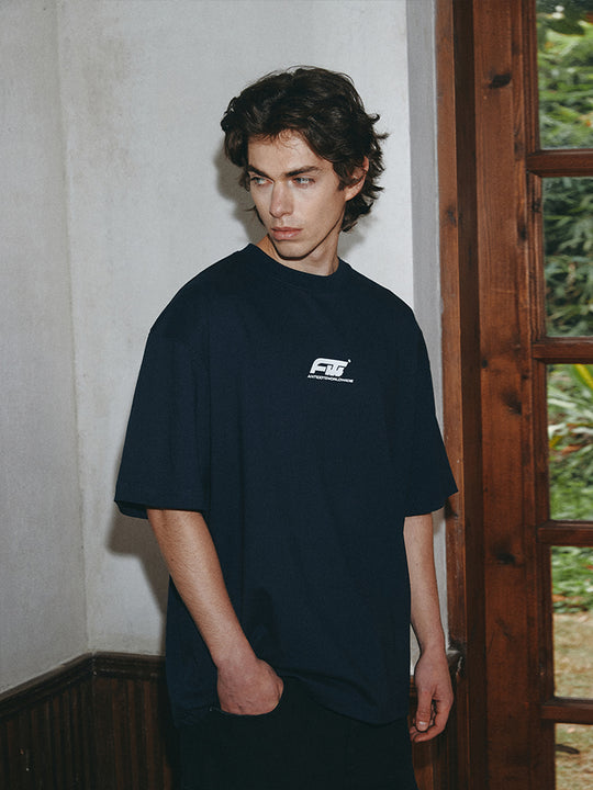 ANTIDOTE Basic Logo Letter Printed Tee