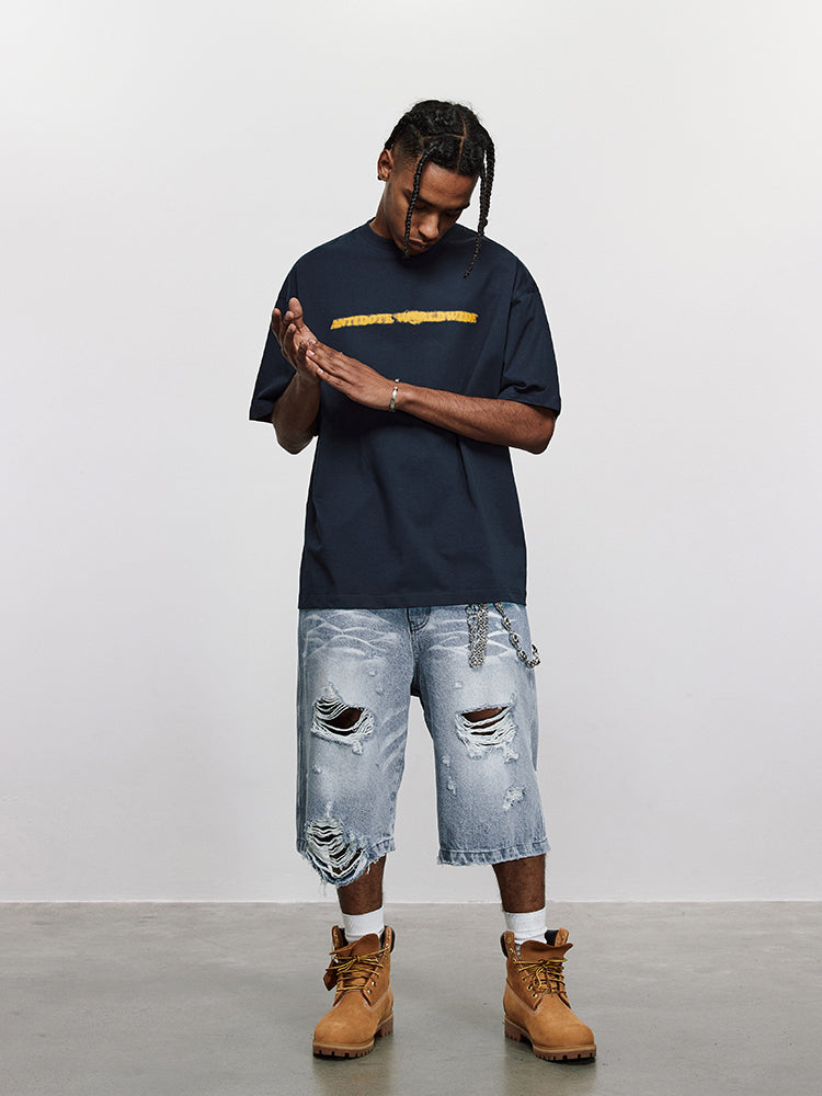 ANTIDOTE Phantom Logo Print Basic Tee