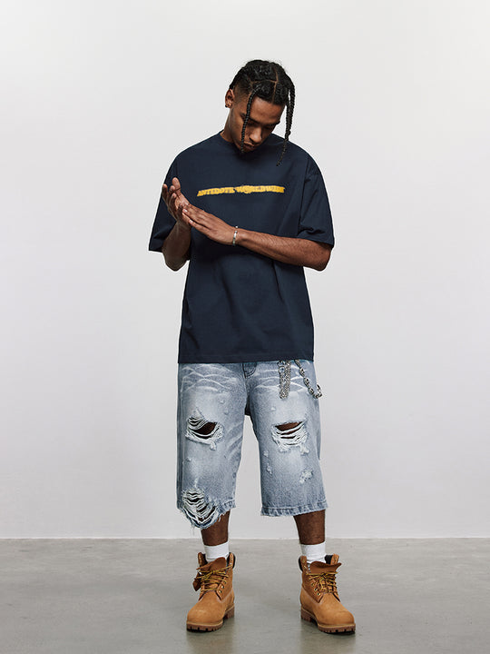 ANTIDOTE Phantom Logo Print Basic Tee