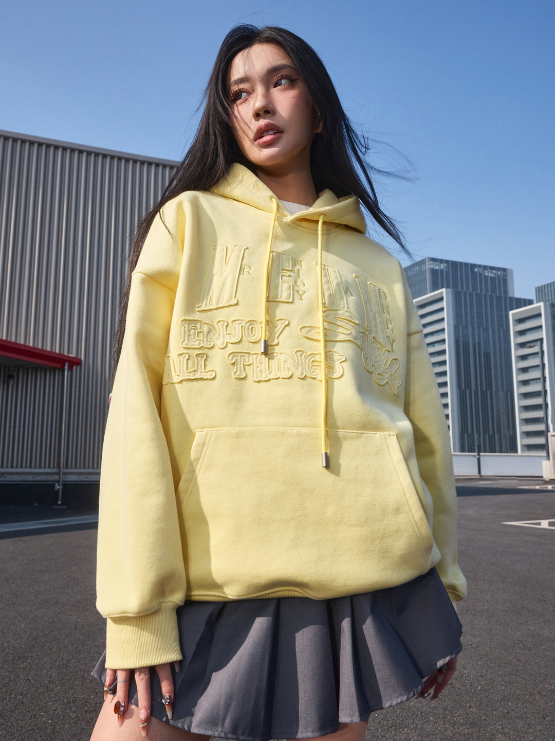 MEDM Letters Collage Hoodie