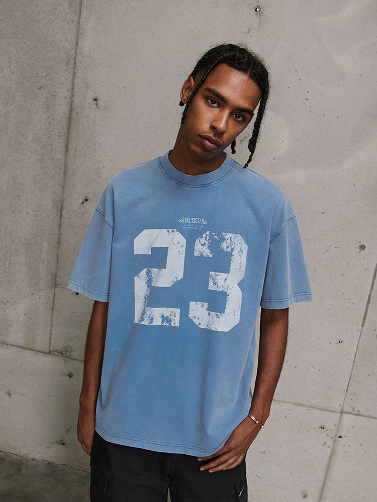 ANTIDOTE No. 23 Vintage Print Washed Tee