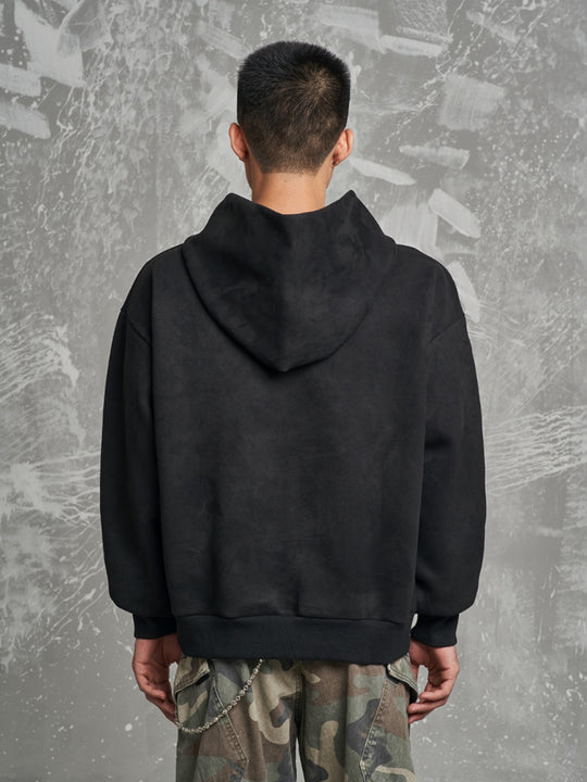 F3F Select 3D Printing Suede Hoodie | Face 3 Face