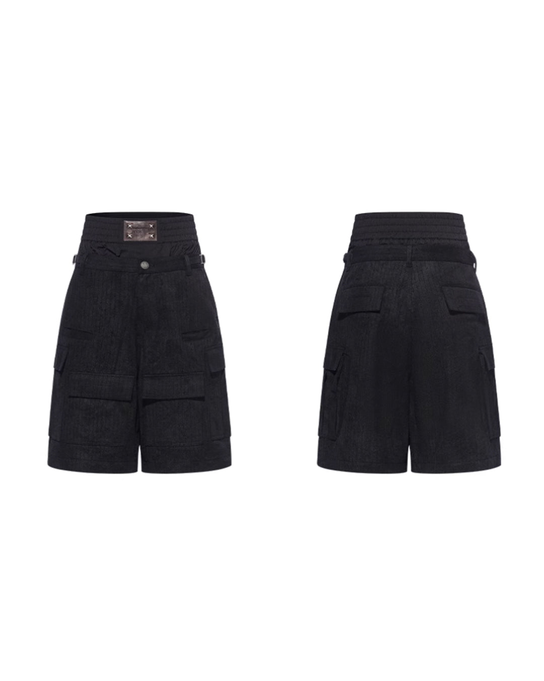 BLIND NO PLAN Removable Double-Waist Multi-Pocket Work Cargo Pants | Face 3 Face