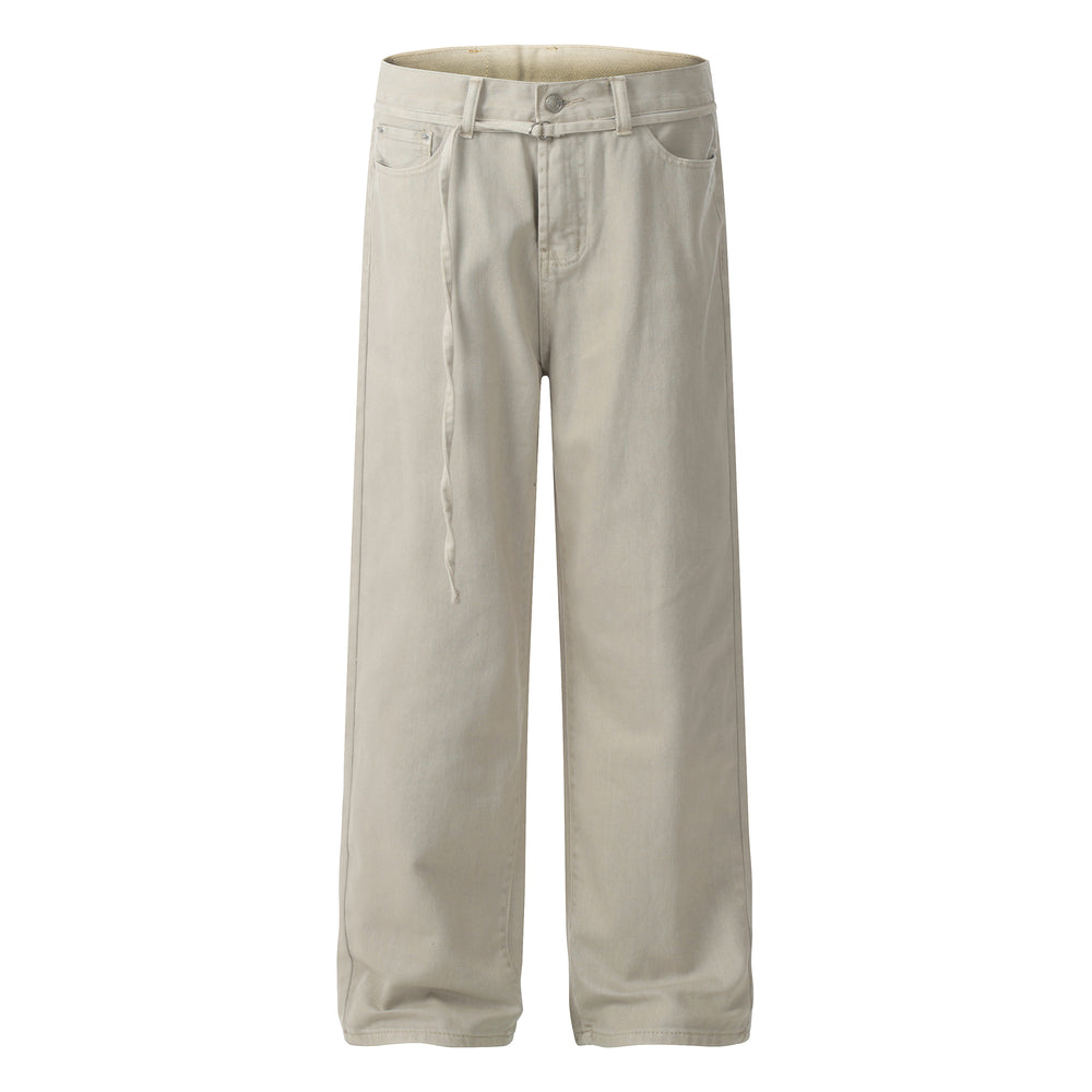 F3F Select Basic Drawstring Belt Pants | Face 3 Face