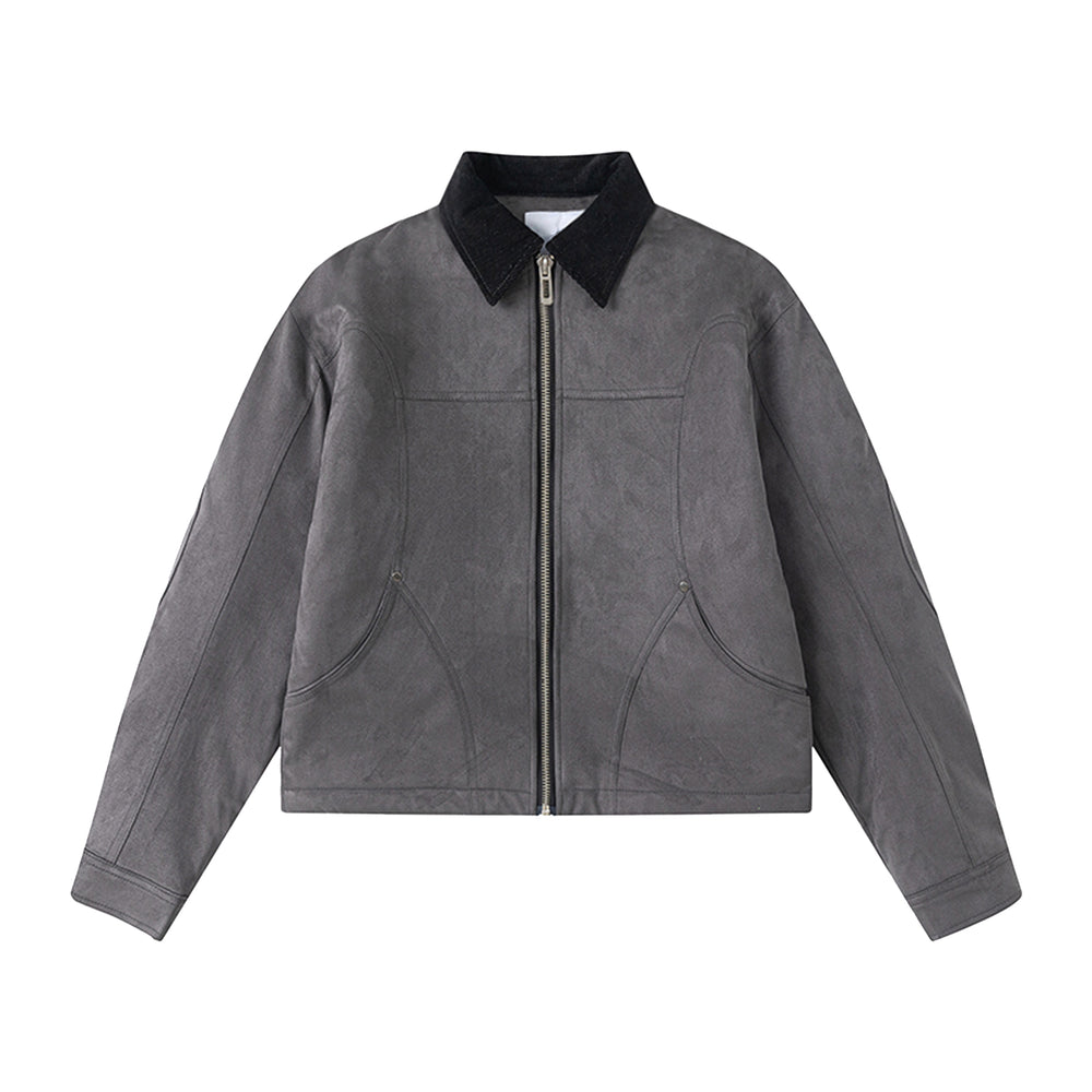 F3F Select Suede Short Work Jacket | Face 3 Face