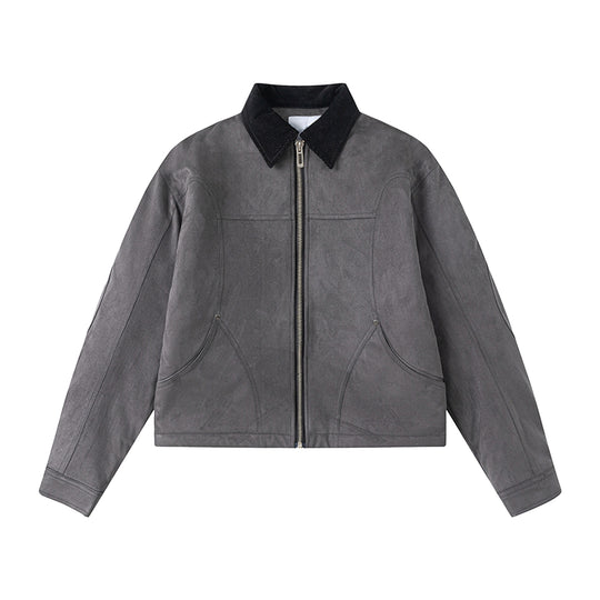 F3F Select Suede Short Work Jacket | Face 3 Face