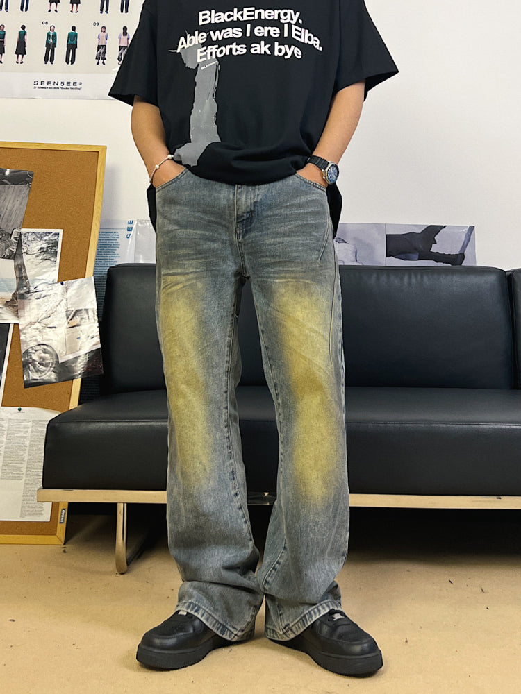 F3F Select Dirty Dyed Denim Jeans