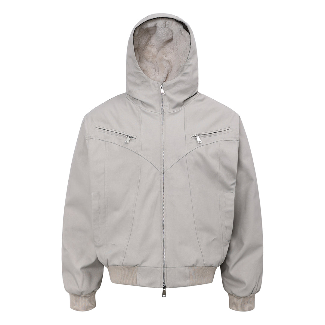 F3F Select Snake Pattern Lining Hooded Jacket | Face 3 Face