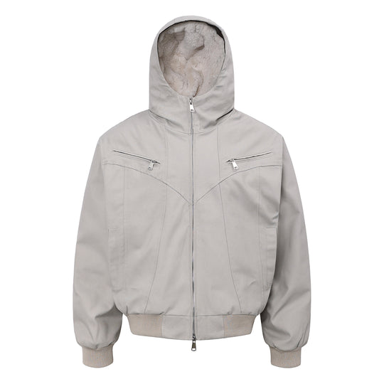 F3F Select Snake Pattern Lining Hooded Jacket | Face 3 Face