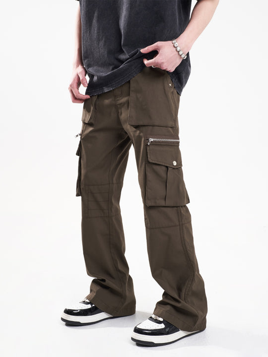 F3F Select Multi Pocket Patchwork Work Cargo Pants