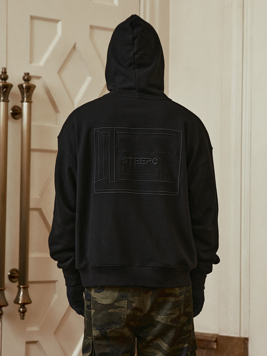 STEEPC Frame Embroidered Hoodie | Face 3 Face