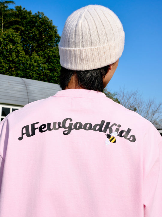 AFGK Floral Letter Embroidery Tee