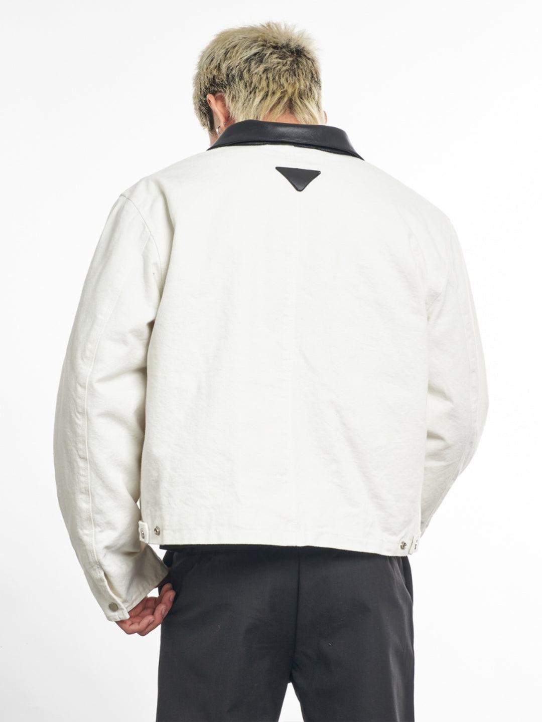 F3F Select PU Leather Lapel Detroit Work Jacket | Face 3 Face