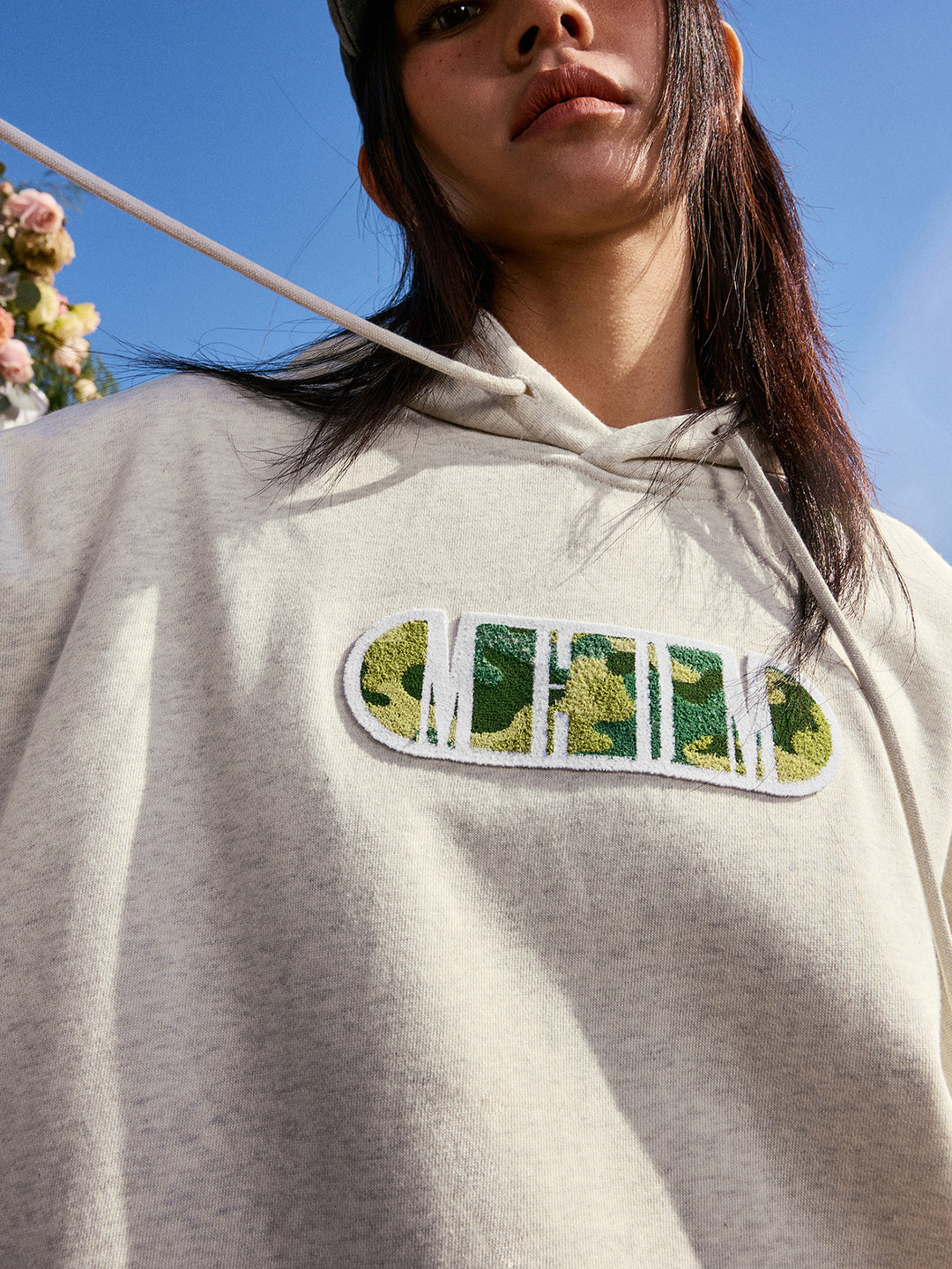 MEDM Animal & Camouflage Embroidery Capsule Logo Letter Hoodie