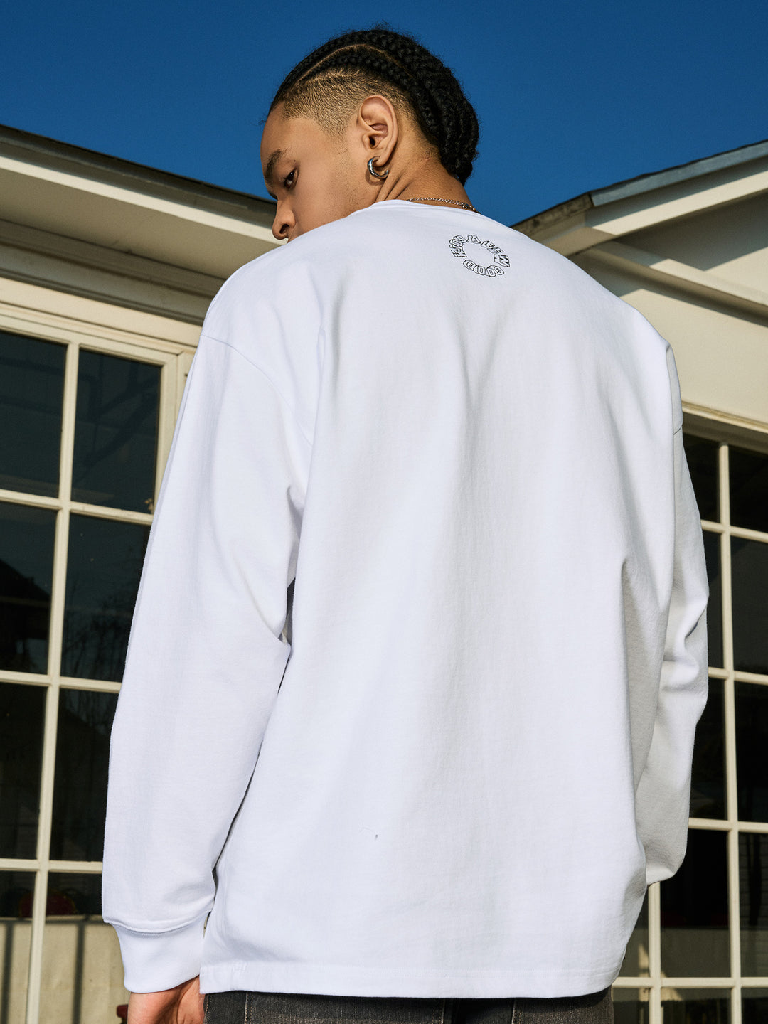 AFGK Prancing Black Horse Long Sleeve Tee