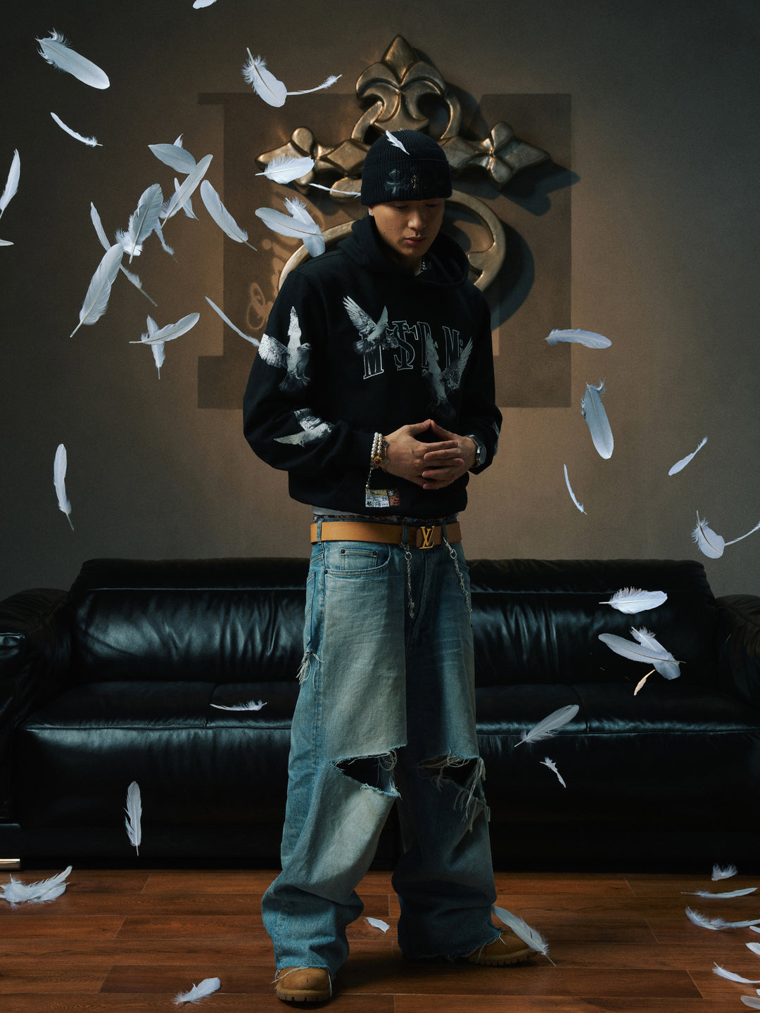 Small Town Kid x MEDM Peace Dove Logo Hoodie | Face 3 Face