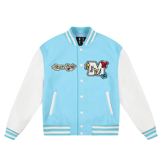 MEDM x Newmasus Butterfly Varsity Jacket | Face 3 Face