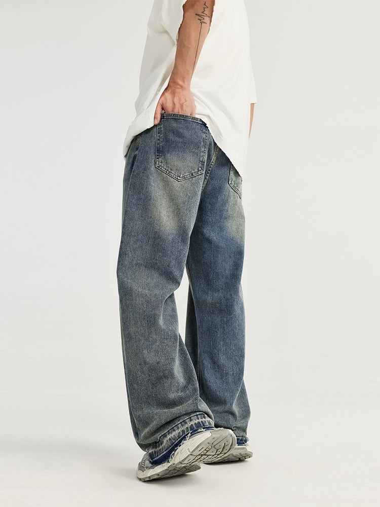 F3F Select Stitch Washed Blue Jeans