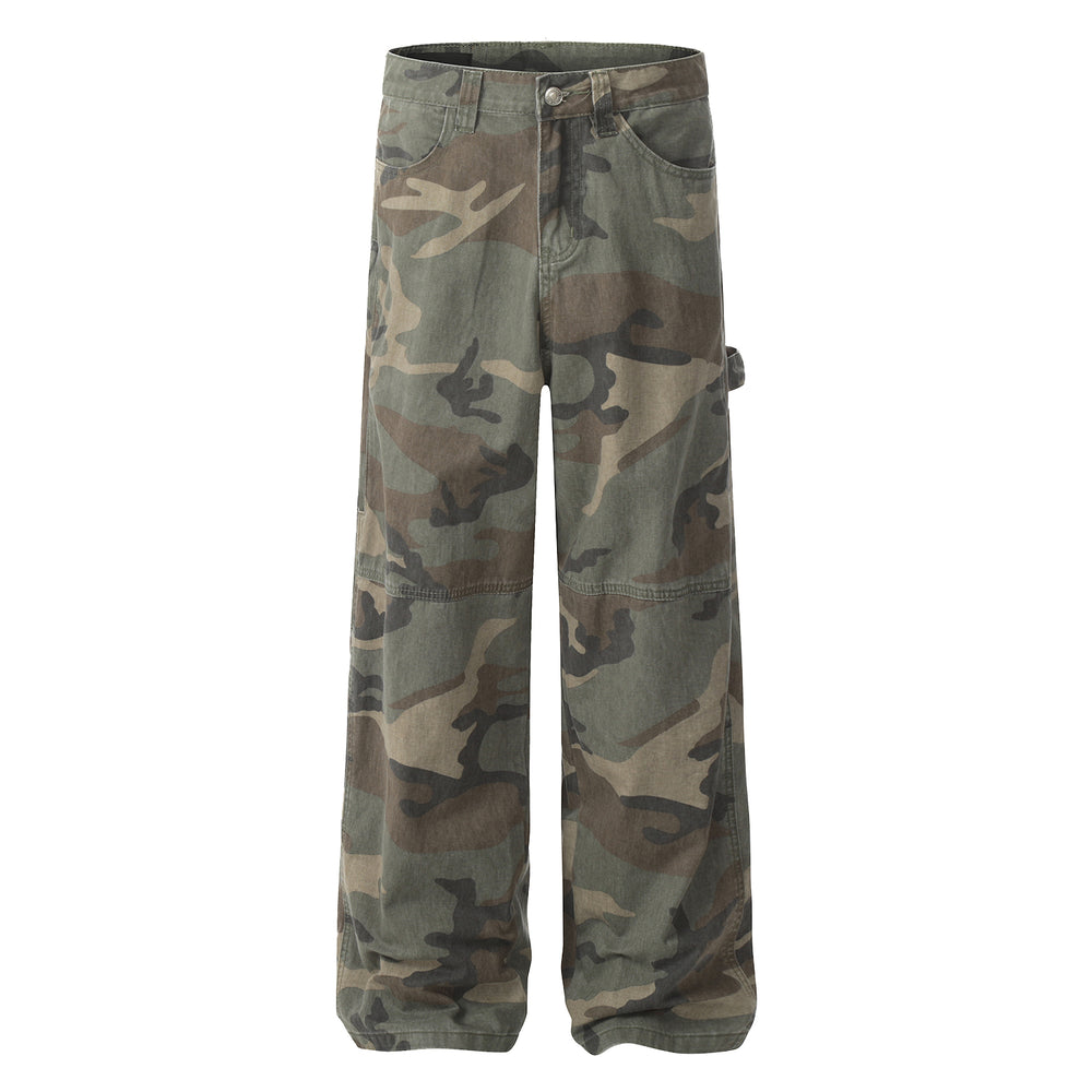 F3F Select Camouflage Work Baggy Jeans | Face 3 Face