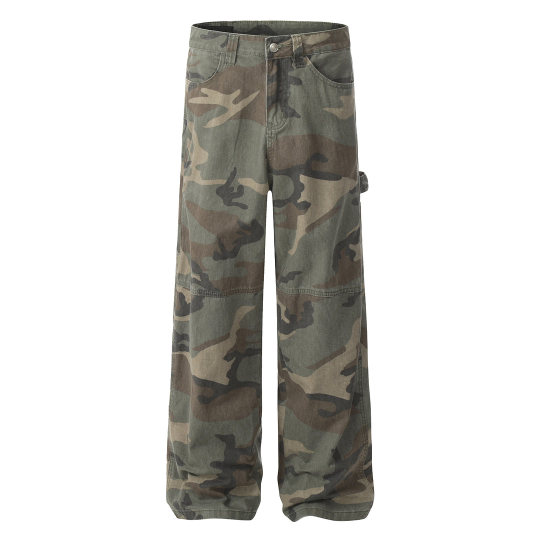 F3F Select Camouflage Work Baggy Jeans | Face 3 Face