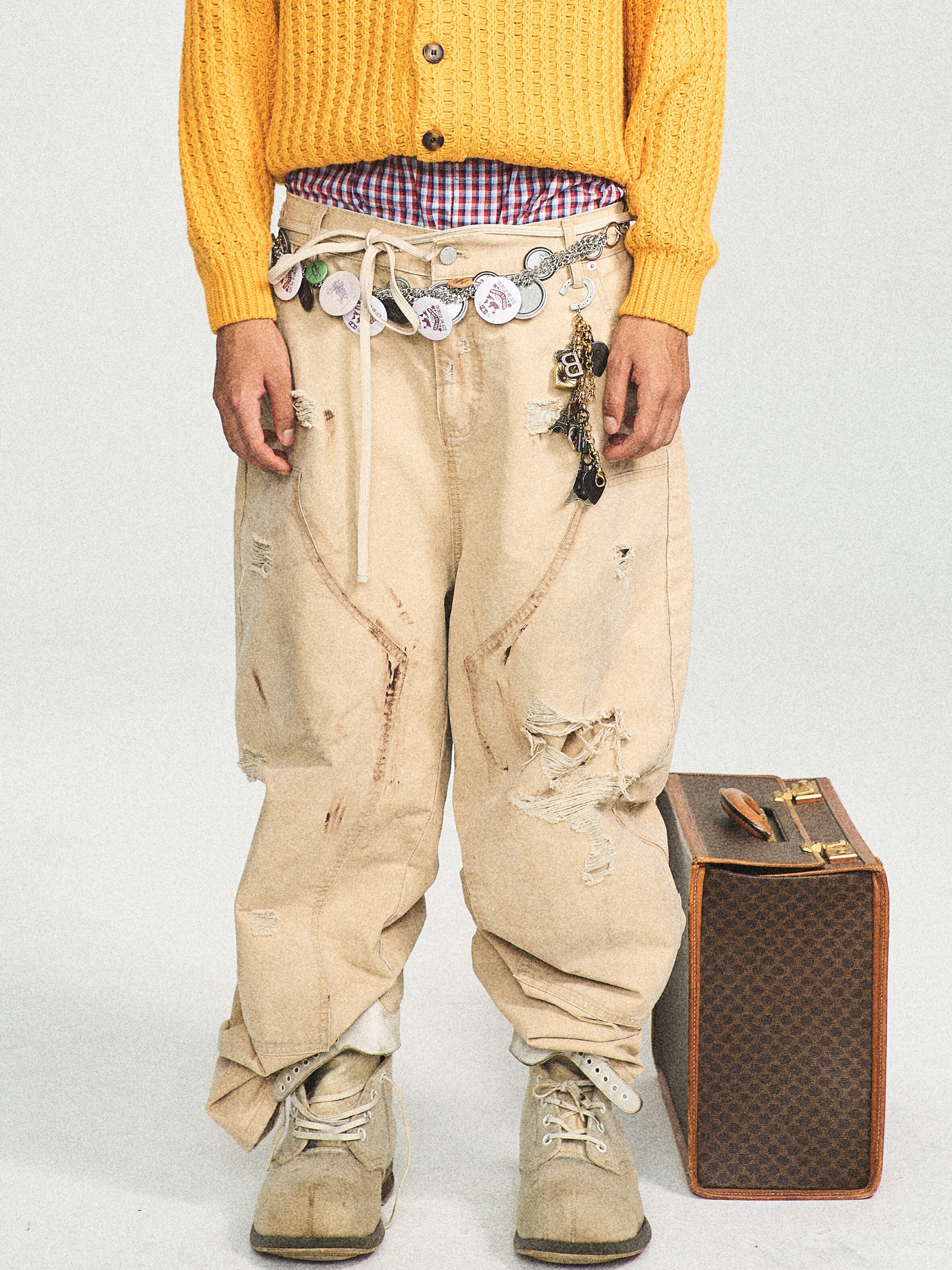 Buy Now STEEPC Ripped Double Knee Pants – Face 3 Face