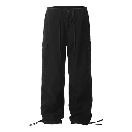 F3F Select Drawstring Large Pockets Baggy Cargo Pants | Face 3 Face