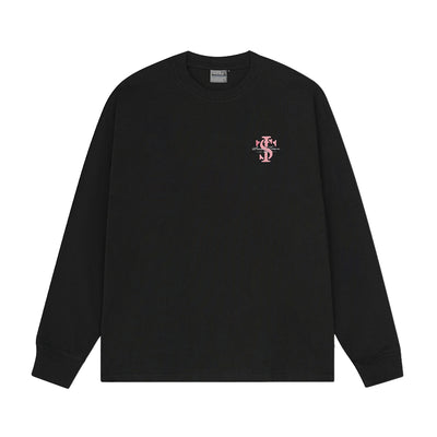 Small Town Kid Small Logo Embroidery Long Sleeved Tee | Face 3 Face