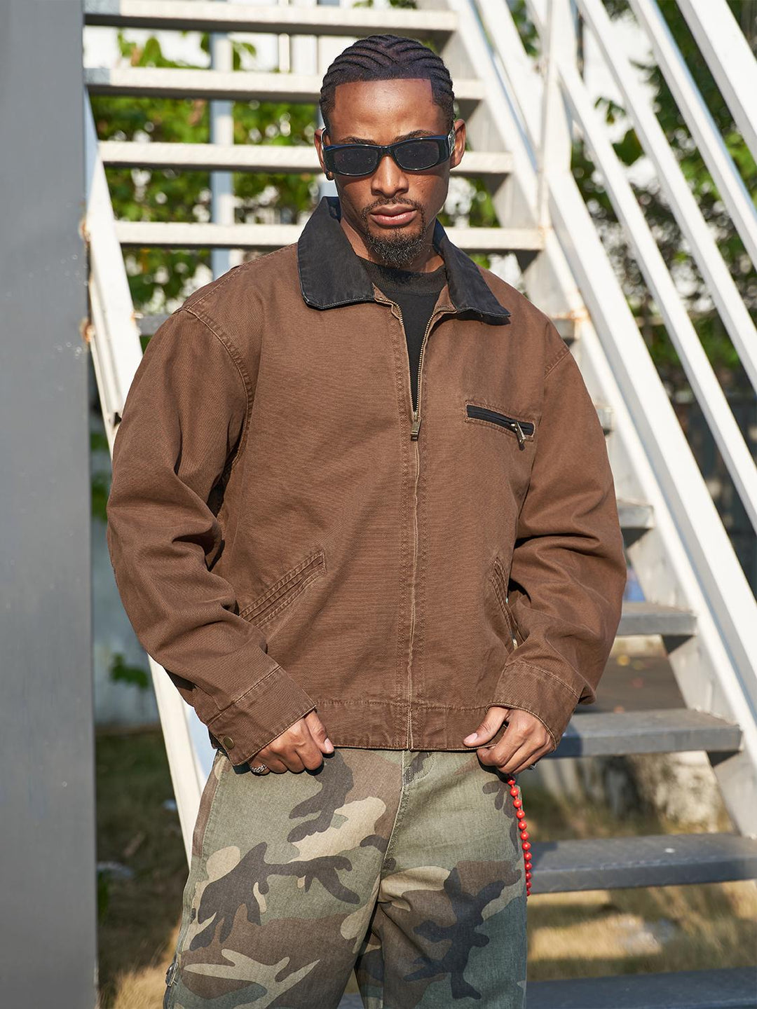 F3F Select Color Block Lapel Detroit jacket | Face 3 Face