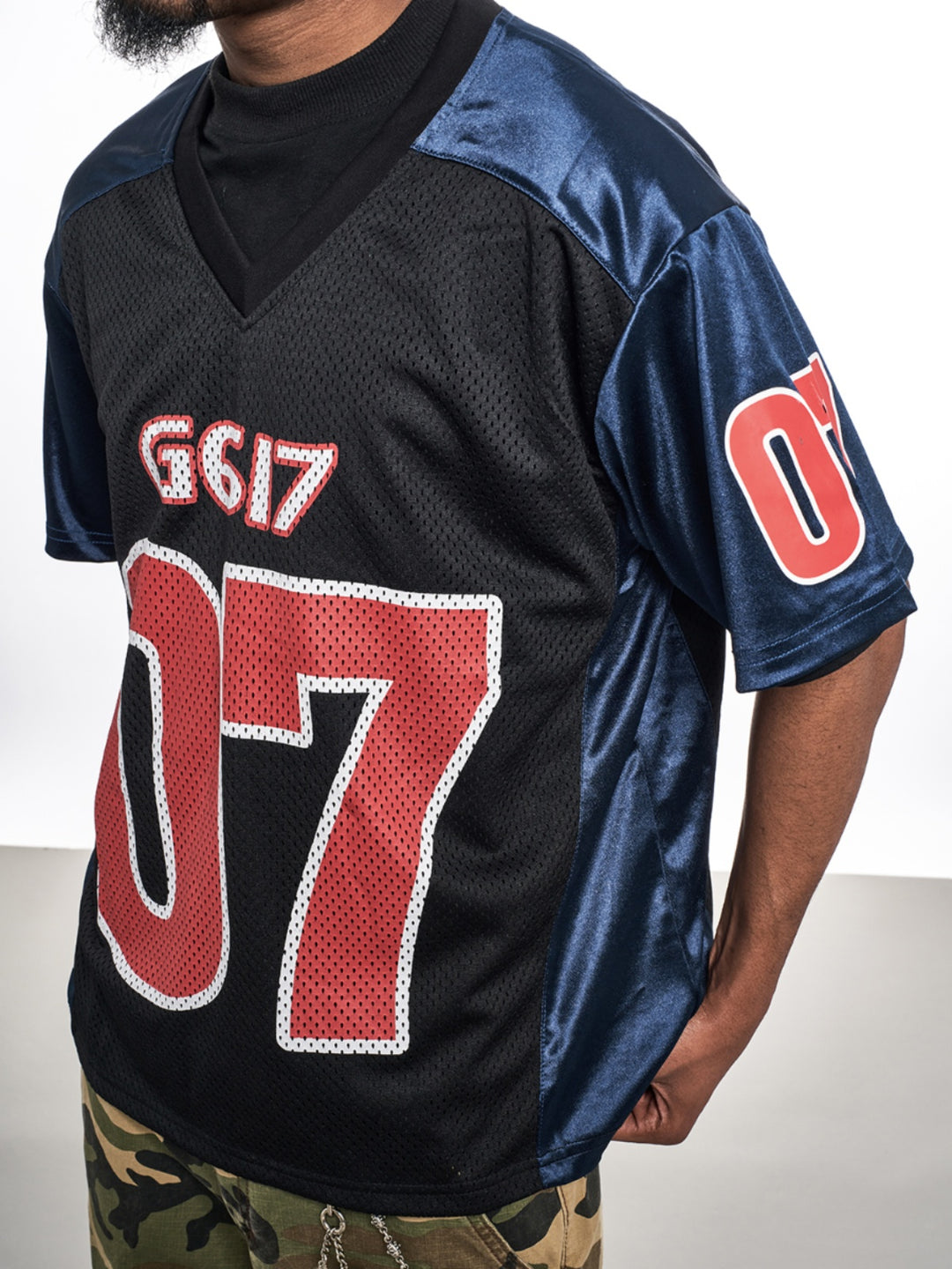 F3F Select 07 Numbering Printed Logo Mesh Hockey Jersey Tee | Face 3 Face