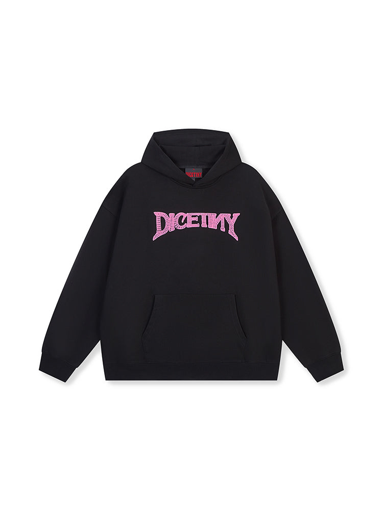 DICETINY Chain Embroidered Logo Hoodie | Face 3 Face