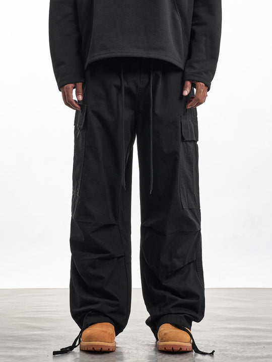 F3F Select Drawstring Ripstop Fabric Cargo Pants | Face 3 Face