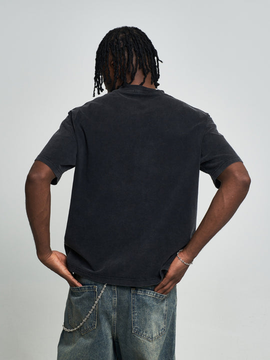 F3F Select Washed Black Tee | Face 3 Face