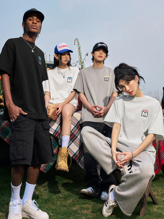 MEDM Contrasting Color M Basic Tee