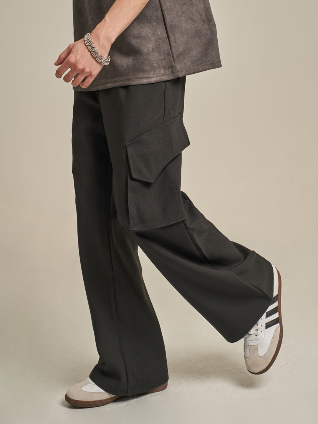 F3F Select Large Pockets Mopping Cargo Pants