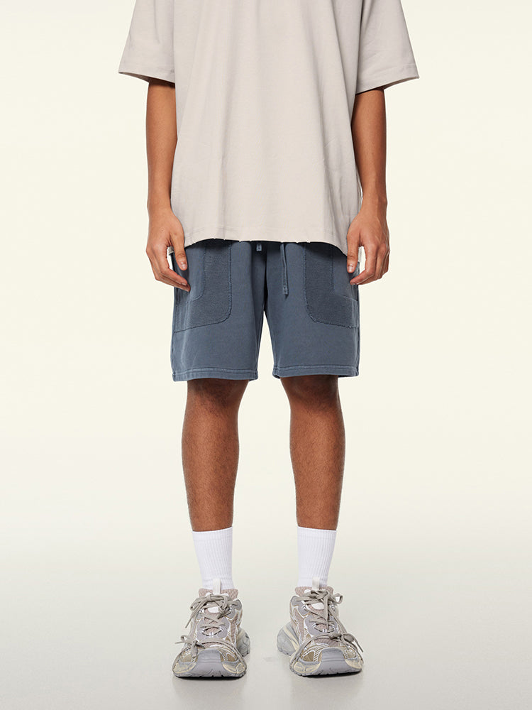 F3F Select Washed & Old Patchwork Short Sweatpants