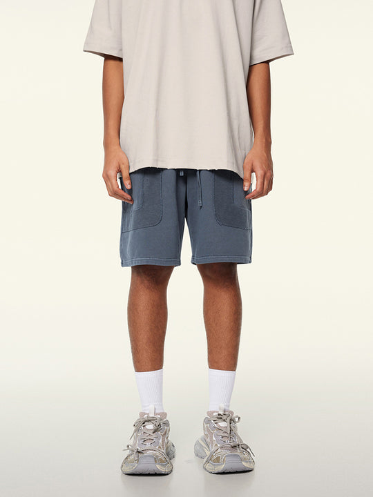 F3F Select Washed & Old Patchwork Short Sweatpants