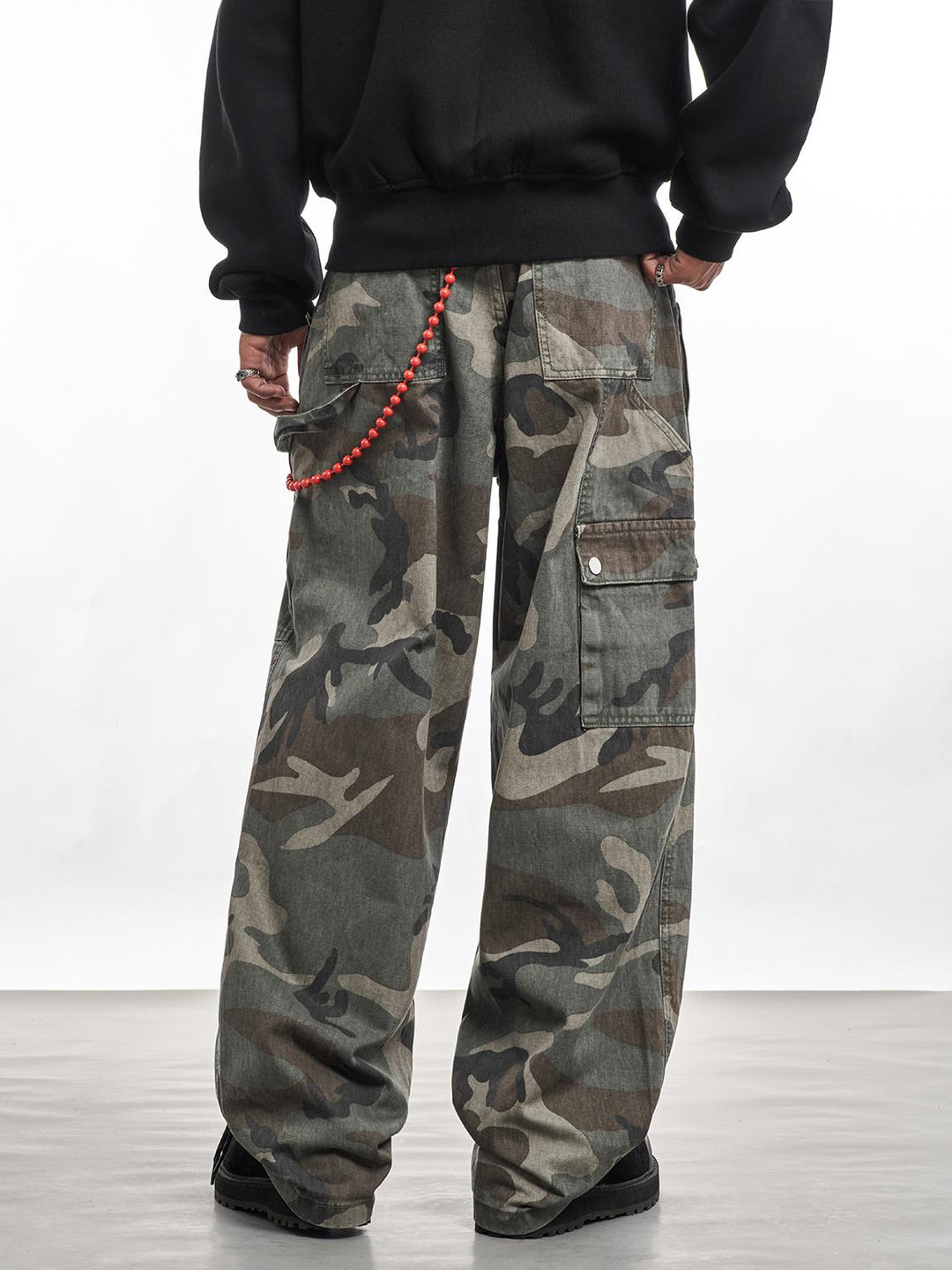 F3F Select Camouflage Work Baggy Jeans | Face 3 Face